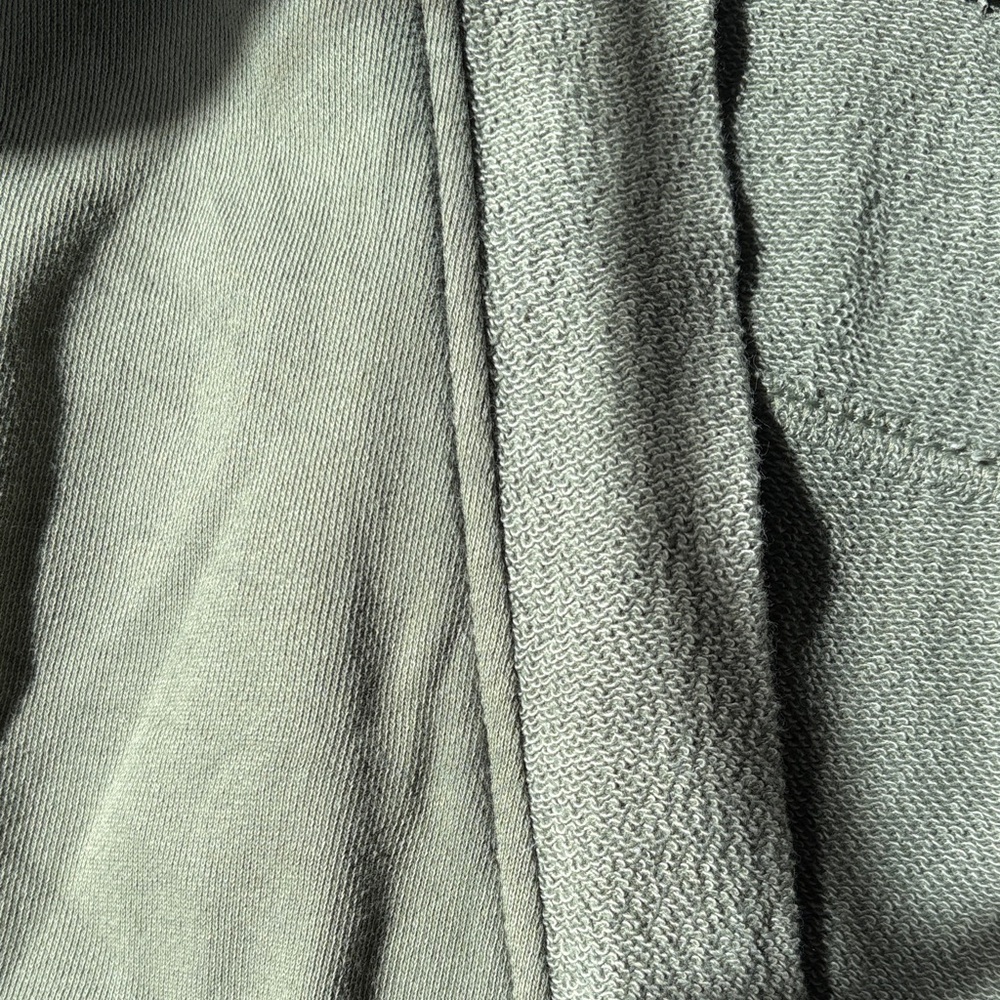 aerie Olive Green Button-Front V-Neck Cardigan Sweatshirt - Picture 11 of 13
